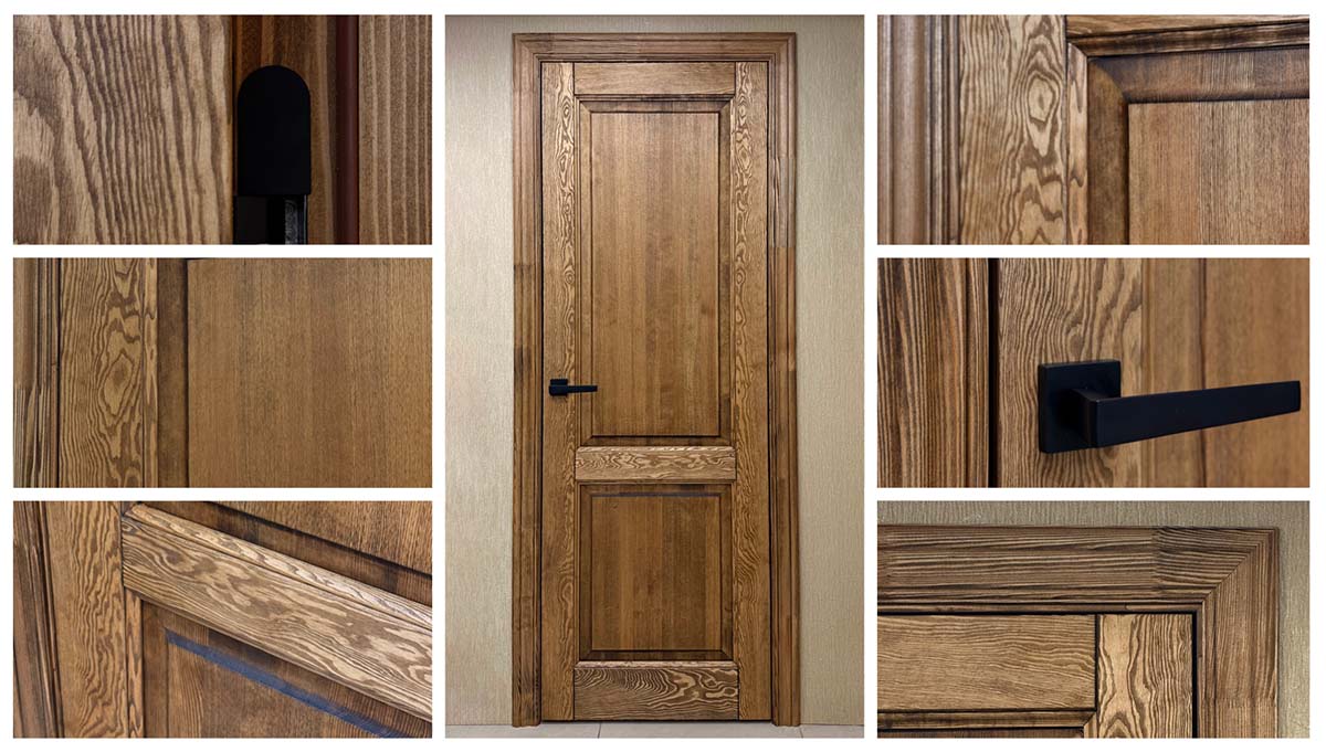 Модель Ливорно массив сосны темный орех