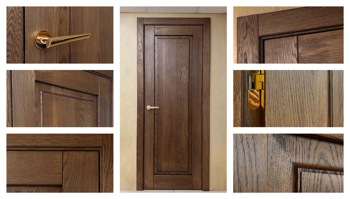 Модель Кастро массив дуба без сучка цвет дуб табак