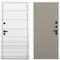 Входная дверь Бионика белый матовый панель шторм