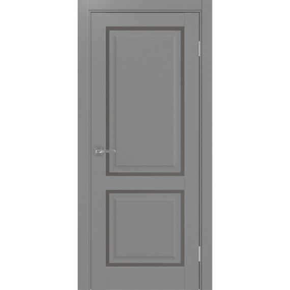 Фото межкомнатной двери Тоскана 602С.2121 серый со стеклом