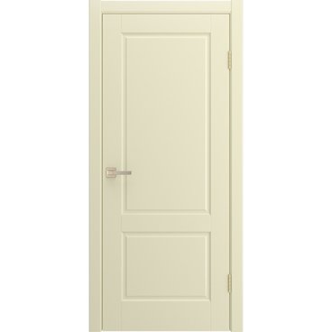 Межкомнатная дверь Патриция жемчуг эмаль глухая