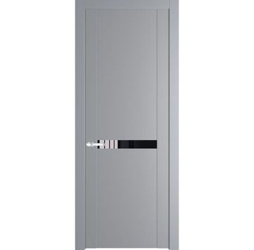 Межкомнатная дверь 1.4P смоки остеклённая