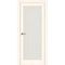 Межкомнатная дверь экошпон Турин 543.2 ясень светлый остеклённая