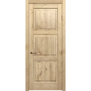 Межкомнатная дверь массив дуба с сучком Дверцов Торджано глухая