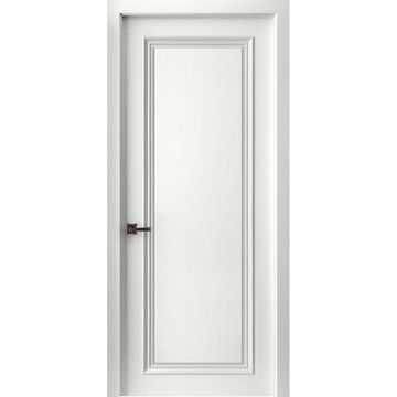 Межкомнатная дверь эмаль Бремен 1 белая глухая