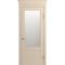 Межкомнатная дверь массив бука Viporte Бьелла ваниль остеклённая
