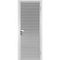 Межкомнатная алюминиевая дверь 12AG белая матовая RAL 9003 остеклённая