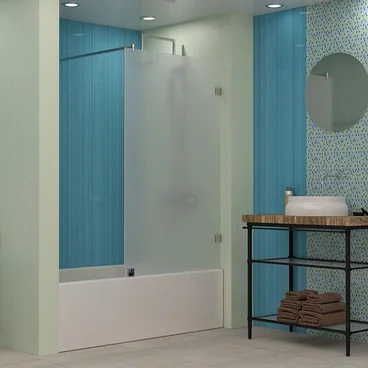 Душевая перегородка 180-1-1 матовая