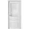 Фото межкомнатной двери эмаль Классика 3 белая остеклённая