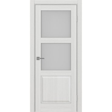 Межкомнатная дверь Тоскана 630.221 ясень серебристый со стеклом