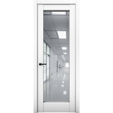 Межкомнатная дверь Кобальт 42 аляска с зеркалом