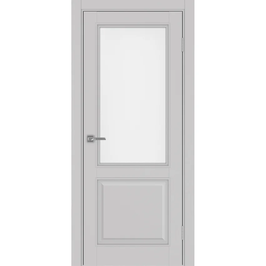 Фото двери Тоскана багет 602.21 цвет пепельный со стеклом