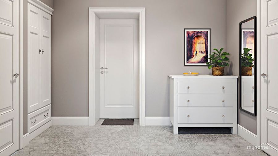 Белые двери в интерьере