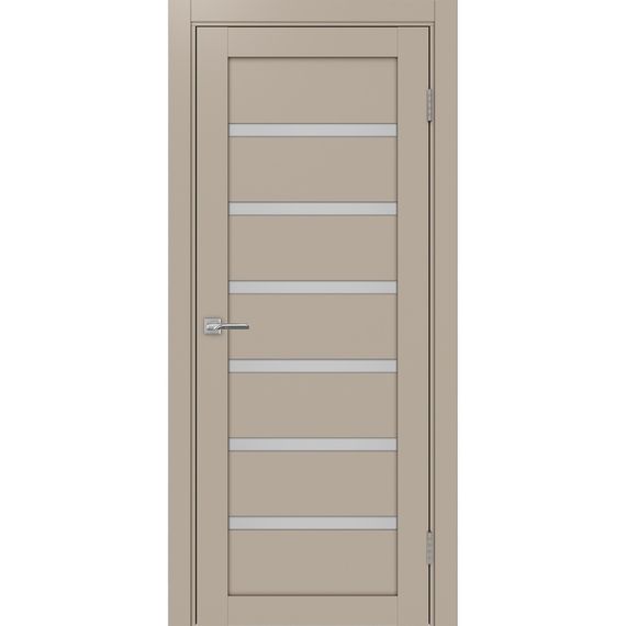 Фото двери из экошпона Турин 507.12 мокко остеклённая