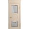 Межкомнатная дверь массив бука Viporte Лацио Амбиенте ваниль остекление 5
