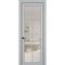 Фото межкомнатная дверь керамик NC 5 шеллак серый остеклённая