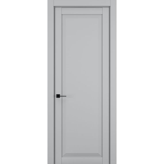 Фото межкомнатной двери керамик NC 1 шеллак серый глухая