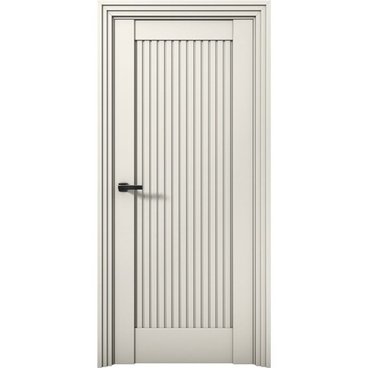 Межкомнатная дверь Никель 1 магнолия глухая