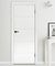 Межкомнатная дверь эмаль Мальта L-12 белый RAL 9003 глухая
