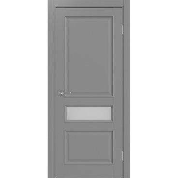 Межкомнатная дверь Тоскана багет 631.121 серый со стеклом