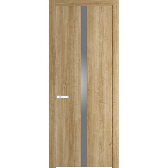 Межкомнатная дверь 1.8N дуб карамель остеклённая