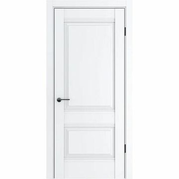 Межкомнатная дверь экошпон ДП-51 white pearl глухая