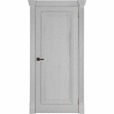 Межкомнатная дверь шпон Тоскана дуб перла глухая