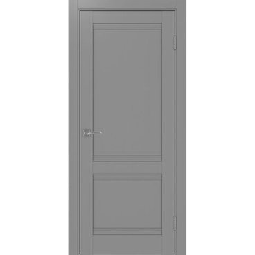 Межкомнатная дверь экошпон Турин 502U.11 серый глухая