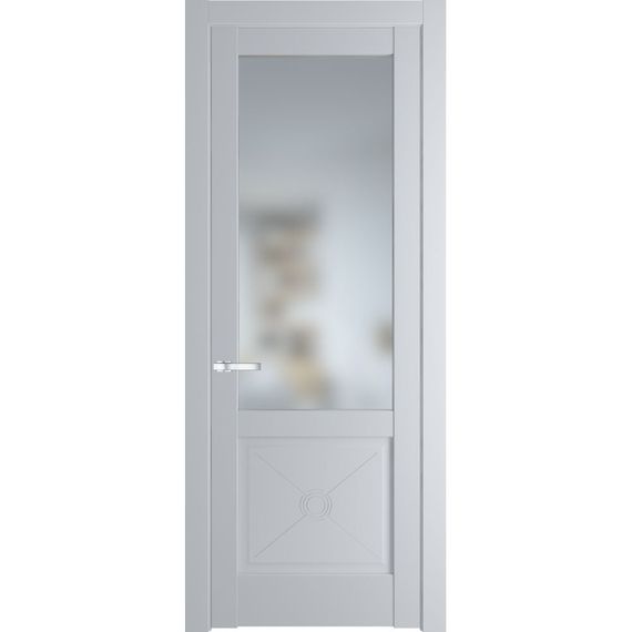 Межкомнатная дверь эмаль Profil Doors 1.2.2PM лайт грей остеклённая