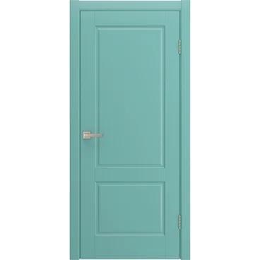 Межкомнатная дверь Патриция бирюзовая эмаль RAL 6027 глухая