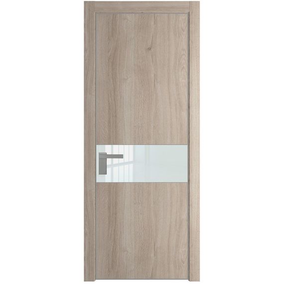 Межкомнатная дверь 17NA дуб сонома остеклённая