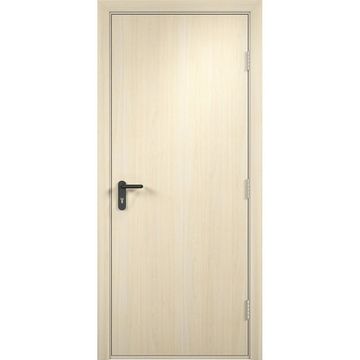 Дверь противопожарная деревянная ПВХ EI30 белёный дуб