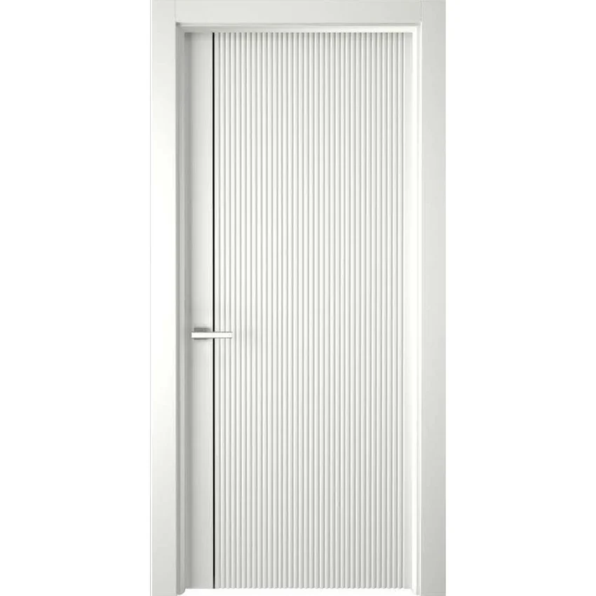 Межкомнатная дверь эмаль Лайн 1 белая глухая