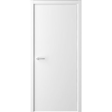 Межкомнатная дверь эмаль Геометрия 1 белая глухая