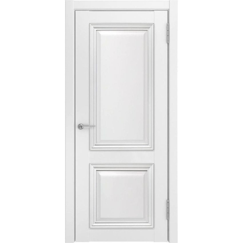 Межкомнатная дверь экошпон Luxor ЛУ-171 белая глухая