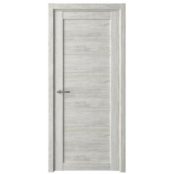 Межкомнатная дверь Сеул экошпон дуб нордик со стеклом