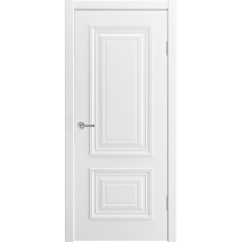Межкомнатная дверь эмаль Парма 2 В1 белая глухая