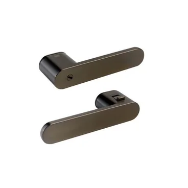 Дверная ручка со встроенным фиксатором AVUS ONE кашемир серый