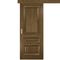 Фото одностворчатой двери купе Фараон 2 светлый морёный дуб без стекла
