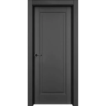 Звукоизоляционная дверь Оксфорд чёрная эмаль 42 дб