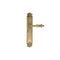 Ручка на планке для межкомнатной двери Olimpo PL97 латунь полированная