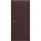 Фото двери Дуэт коричневая эмаль RAL 8016 глухая