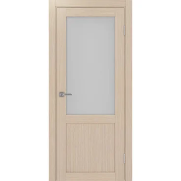 Межкомнатная дверь экошпон Турин 502.21 белёный дуб остеклённая