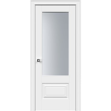 Межкомнатная дверь эмаль Дельта 2 белая со стеклом
