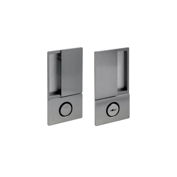 Скрытая дверная ручка AGB WAVE матовый хром в комплекте с магнитным замком