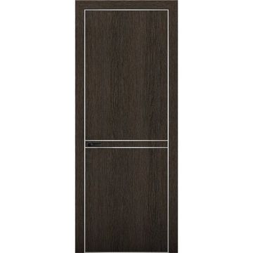 Межкомнатная дверь Плутоний 9 дуб тёмный глухая