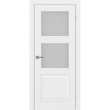 Межкомнатная дверь Тоскана багет 630.221 белый лёд со стеклом