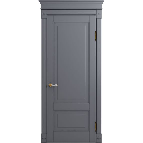 Межкомнатная дверь массив бука Viporte Бьелла тауп глухая