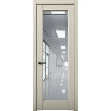 Межкомнатная дверь Кобальт 42 силк грей с зеркалом