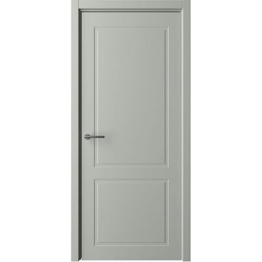 Межкомнатная дверь эмаль НеоКлассика 2 серая глухая